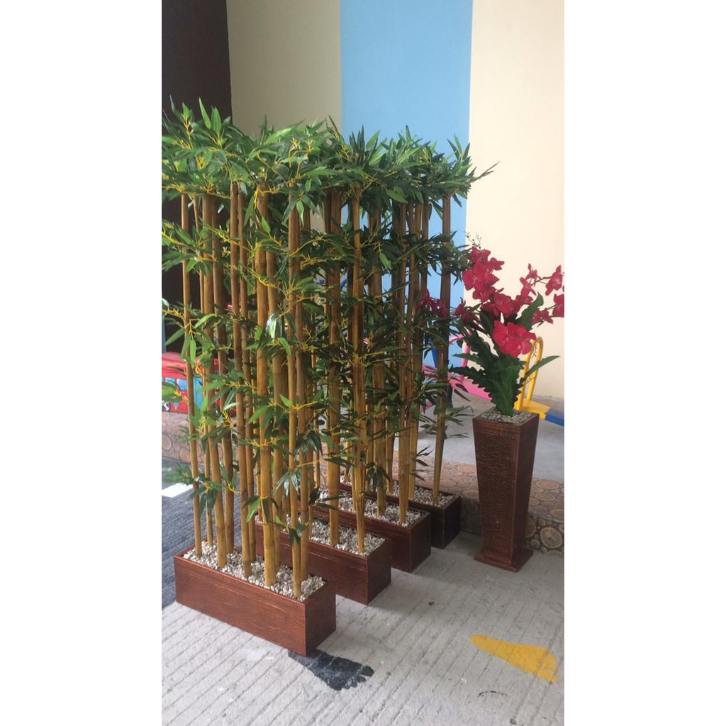 [[BISA COD]] pohon bambu kuning / bunga hias plastik/ tanaman artificial/dekorasi CUCI GUDANG Kode
