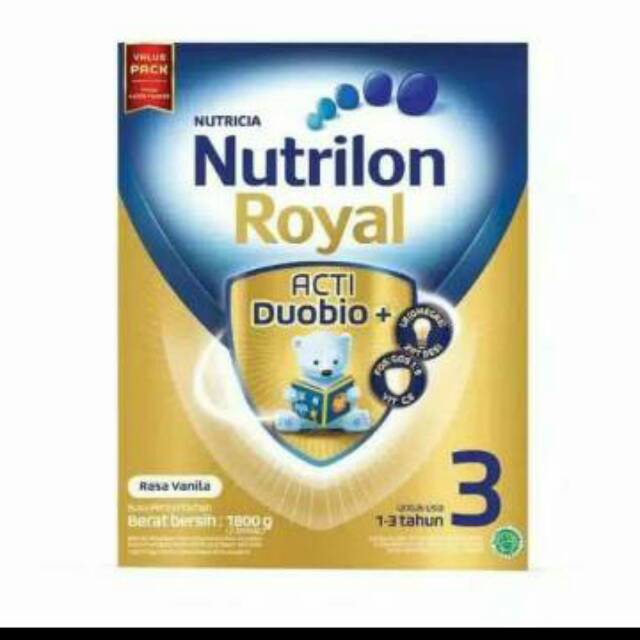 Nutrilon Royal 3 1800gr Madu Vanila &amp; Nutrilon royal 4 1800 gr Madu Vanila