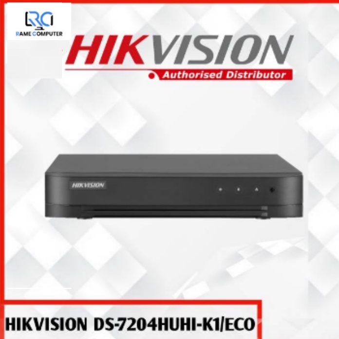 DVR HIKVISION 4 CHANNEL UP TO 5MP 7204HUHI-K1/E TURBO HD ORIGINAL HIKVISION