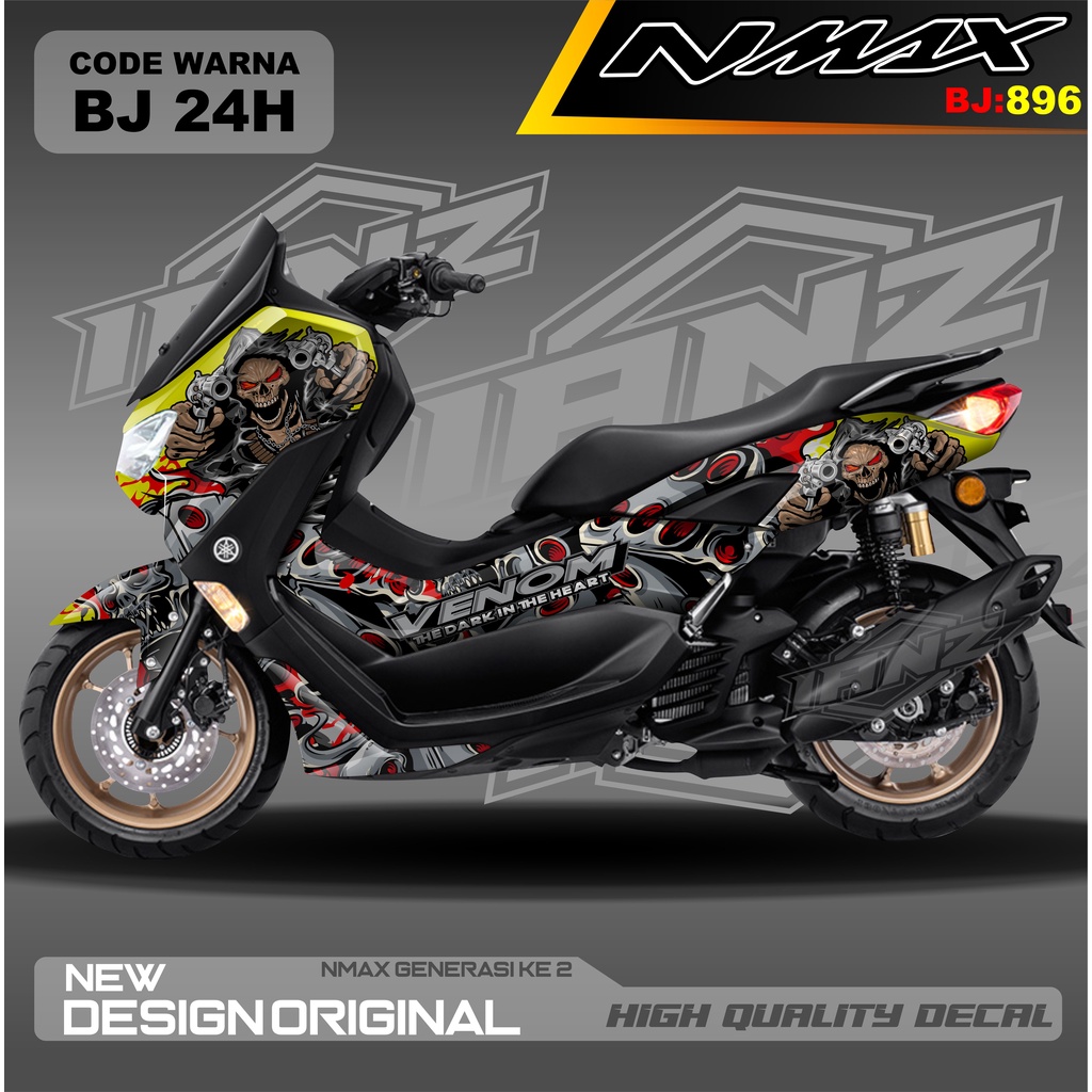 STIKER DECAL NMAX FULL MOTOR / DECAL FULL BODY NMAX / DECAL STIKER FULL BODY NMAX / STIKER DECAL NMAX TERBARU