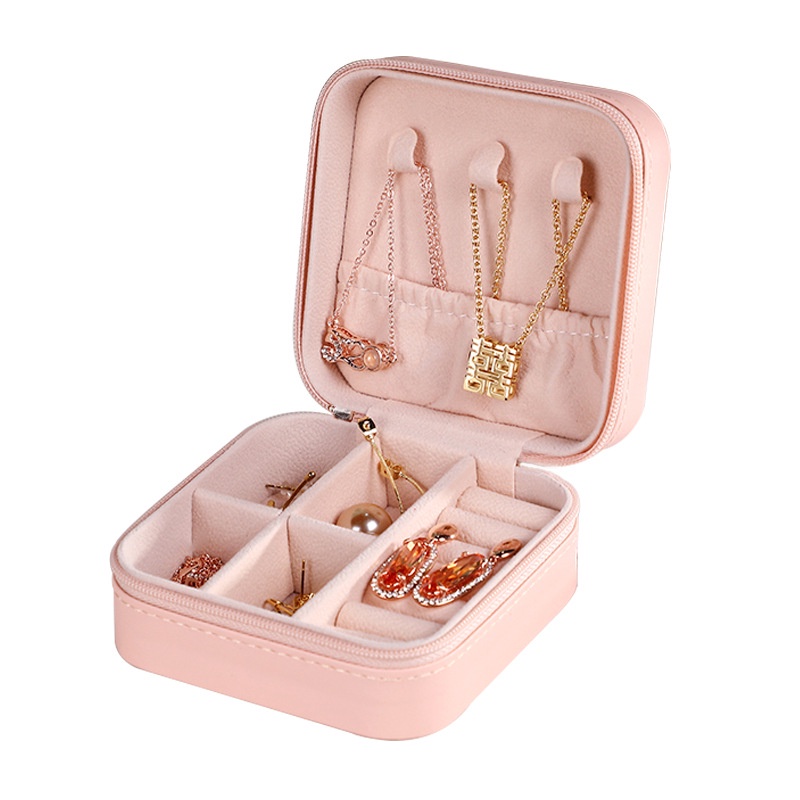 Kotak Perhiasan mewah Jewelry Box Tempat Penyimpanan Cincin Kalung
