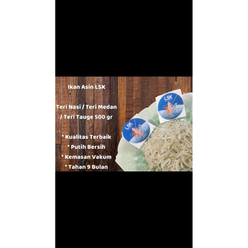 

Teri Medan / Teri Nasi / Teri Tauge 250 Gram