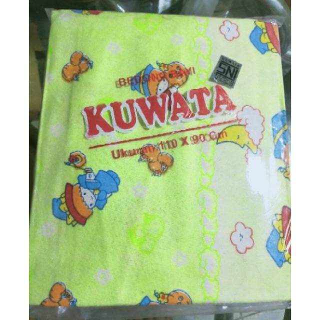 6pcs Bedong bayi flanel kuwata 110 x 90 cm