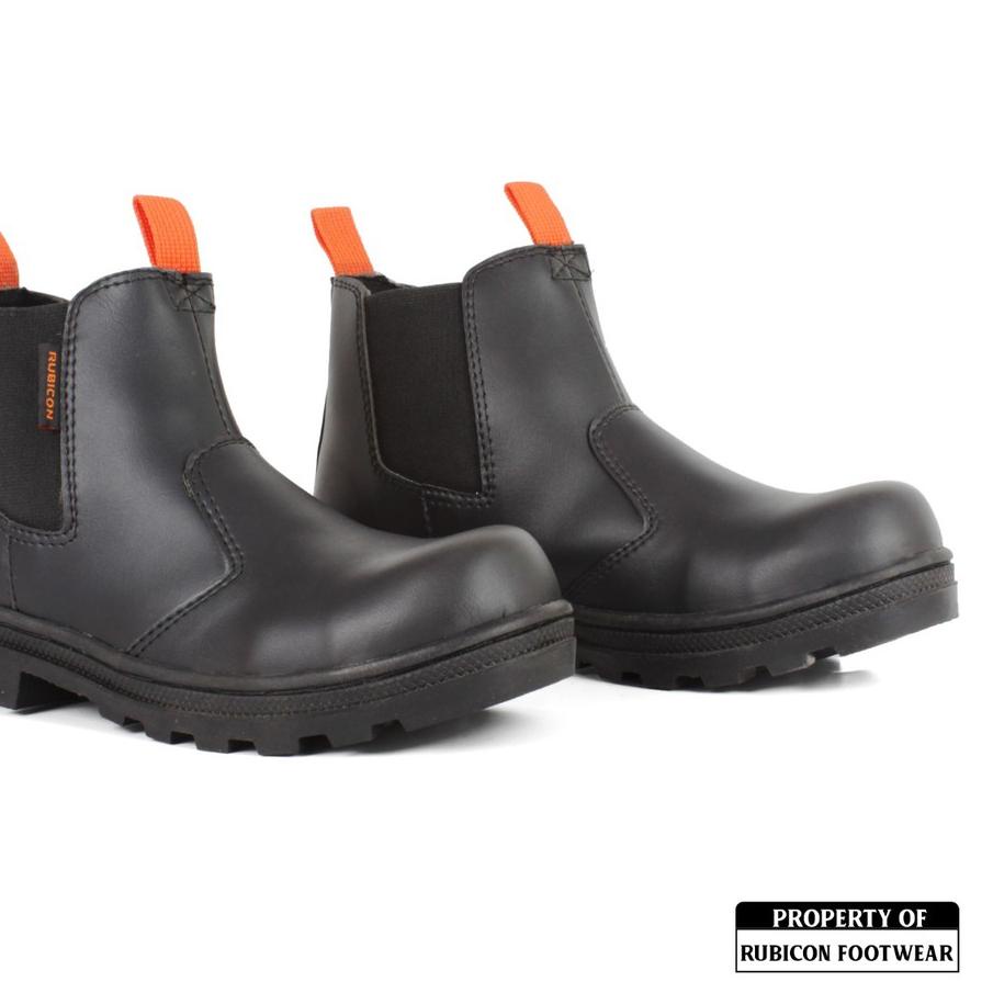 ۞ RUBICON SEPATU BOOTS SAFETY SELOBONG PRIA WORK SEPATU LAPANGAN RUBICON PROYEK TANPA TALI ♠