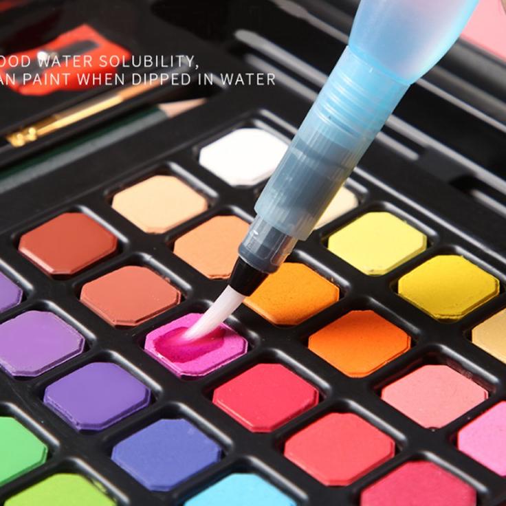 

Tidak Diragukan.. [HOT SALE] 36/48Water Color Set - Alat Cat Air Set (Termasuk Kuas dan Kertas Gambara New