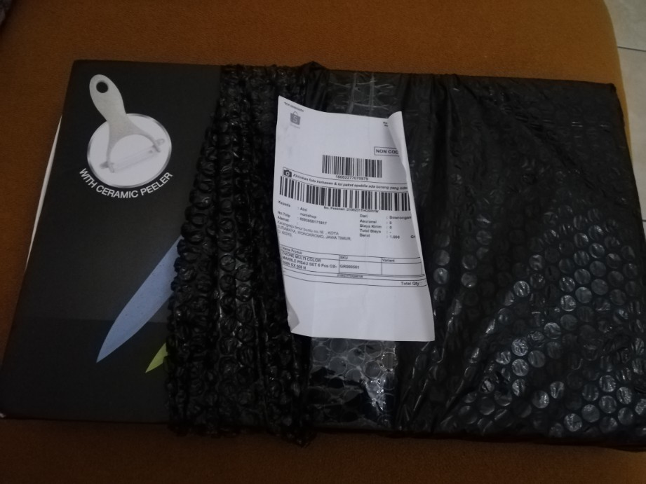 Oxone Black Marble Pisau Dapur Knife Set Ox-605 / Ox-609n - Hitam / Ox-608n - Warna / Ox-617 - Putih