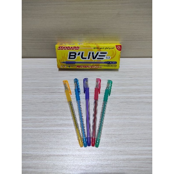 

Bolpoint standard b'live 0,3 hitam