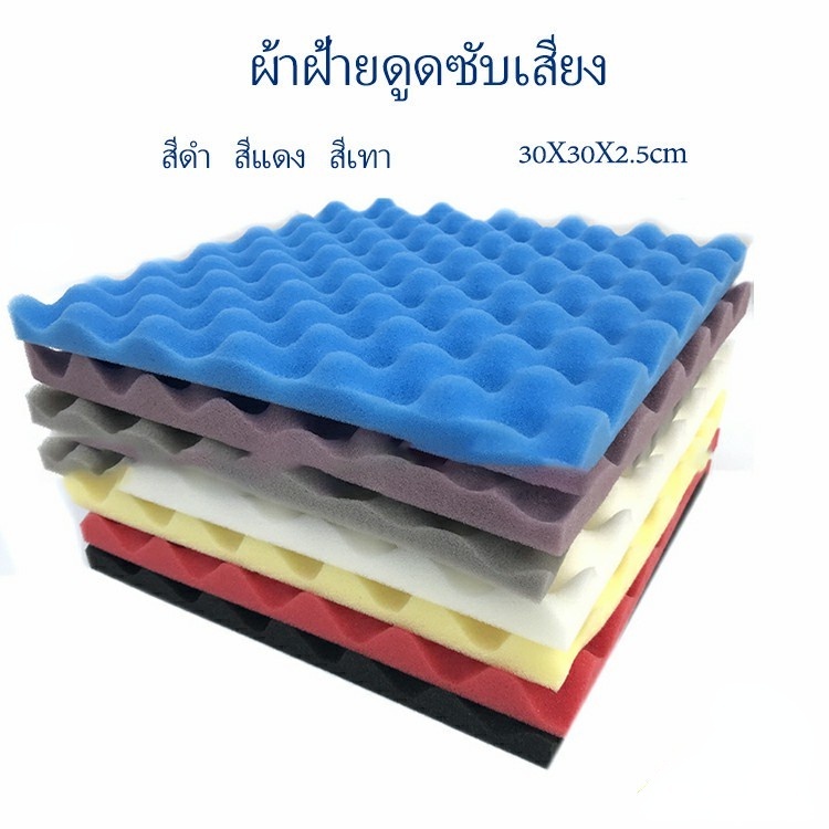 12pcs Pad Papan Kapas Penyerap Suara Untuk Studio Rekaman