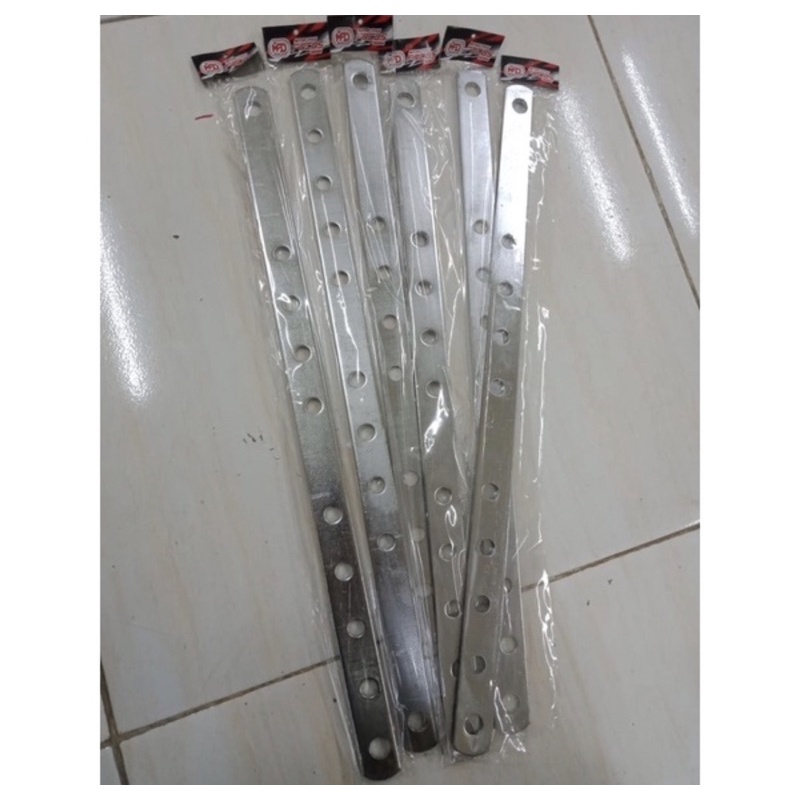 PLAT BOLONG BESI KROME CHROME PANEL REM BESI PADAT XL PLAT BOLONG BESI SERBAGUNA