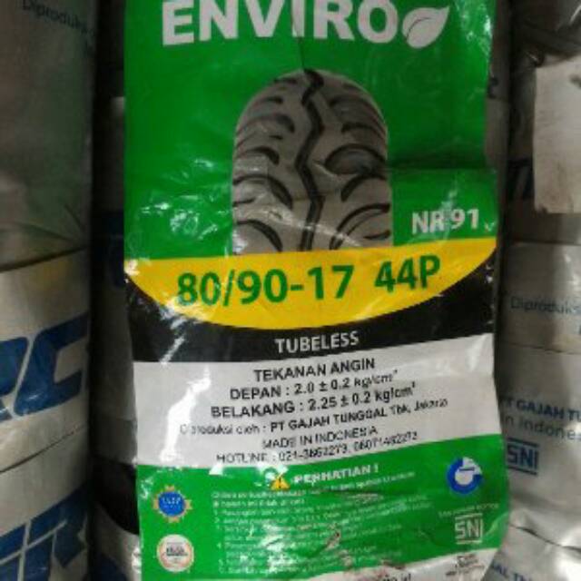 Ban Tubeless IRC NR91 Enviro 80/90-17.