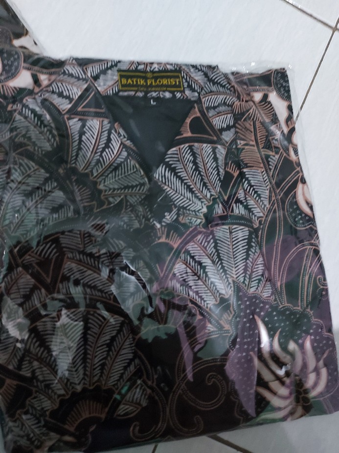 Dwi Mukti Mocca Kemeja Batik Pria Katun Primisima Full Furing
