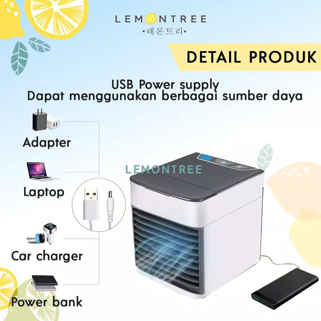 MAKASSAR: Kipas AC Mini Artic Pendingin Ruangan Sejuk Air cooler Kipas Air Portable Cocok Untuk Kos