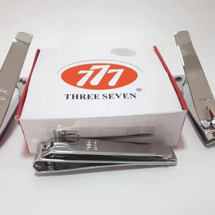 GUNTING KUKU 777 BESAR THREE SEVEN BESAR SILVER NAIL CLIP DI JAMIN ASLI &amp; TAJAM