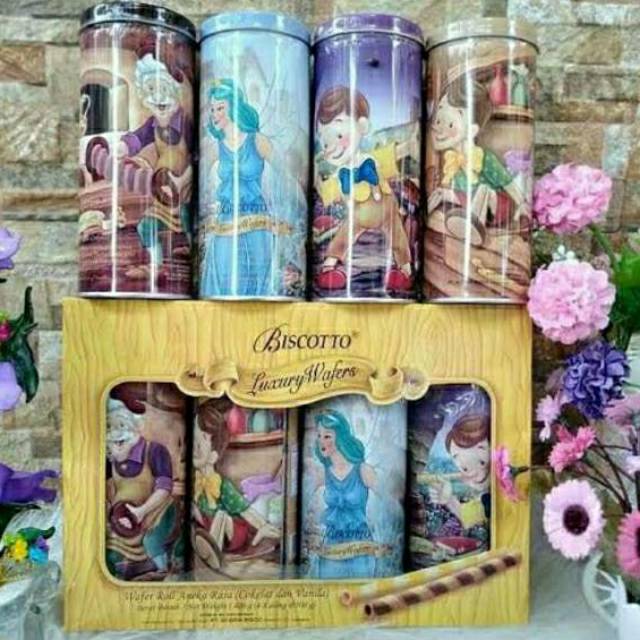 Astor Kaleng Biscotto Luxury Wafers (serial kartun)