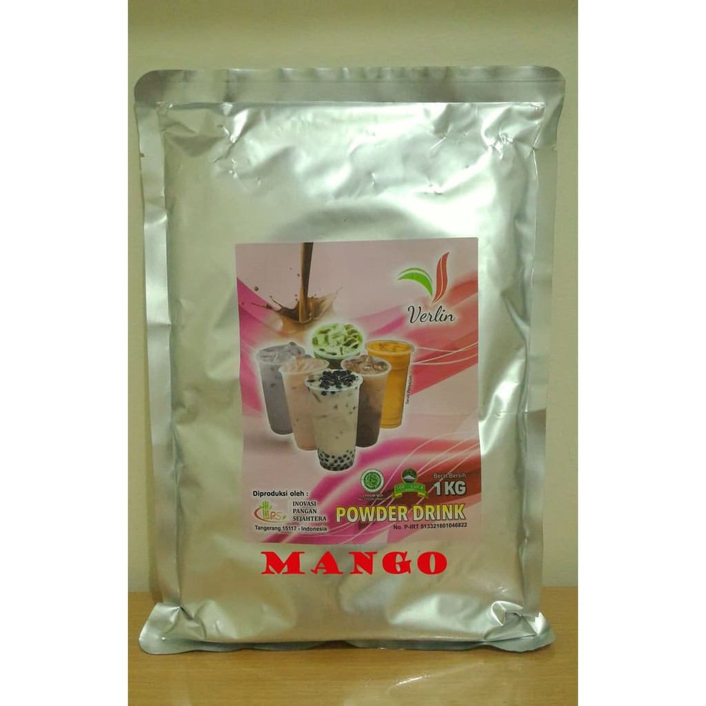 

Powder Drink Milkshake Ice Blend Bubuk Minuman Verlin Mango