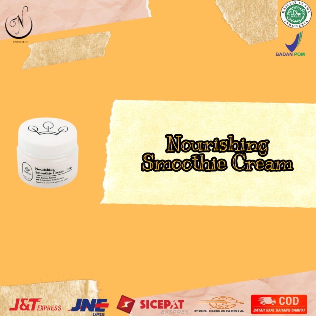 [Ready Stock] Hiqween Moisturizer Smoothie Cream Krim Wajah Skincare BPOM