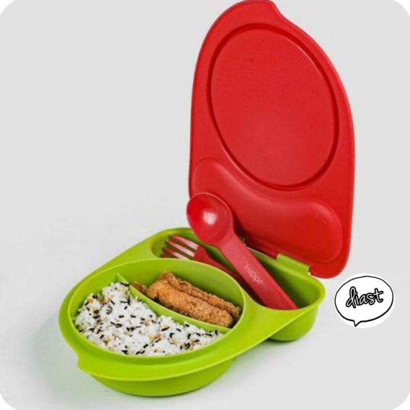 (diast)Kiddos set tanpa tas kotak bekal kotak makan tupperware