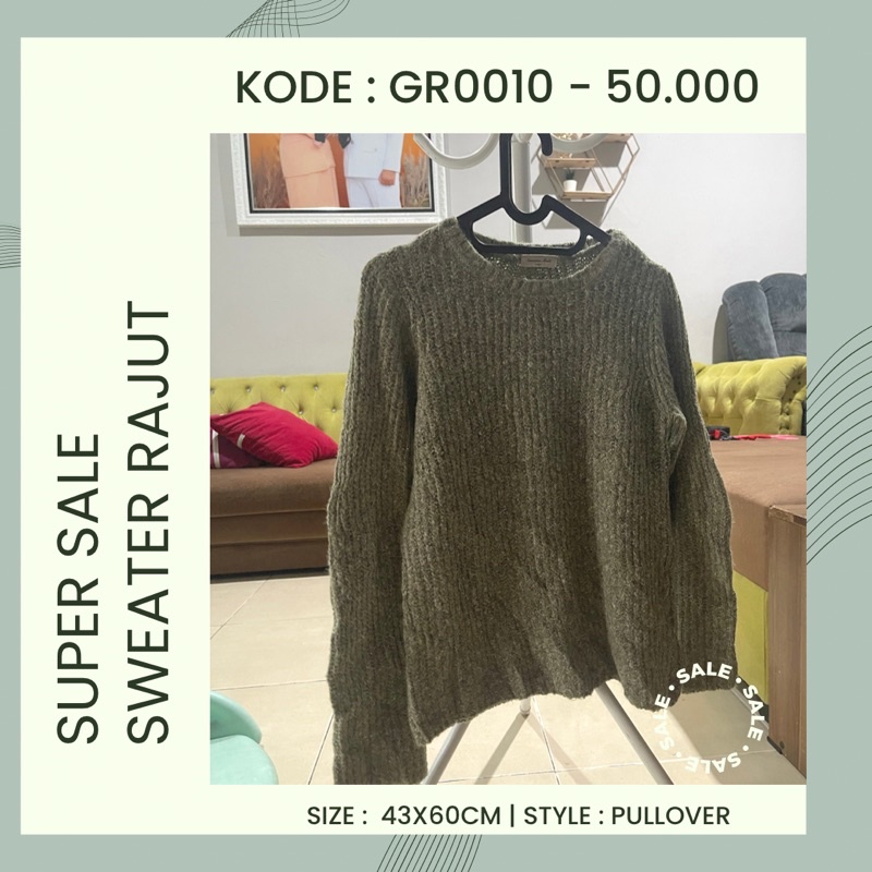 Sweater Rajut Import Toko Lucky 88 Last Piece Perlengkapan Musim Dingin Infinity Knitted Wool Winter Snow costume