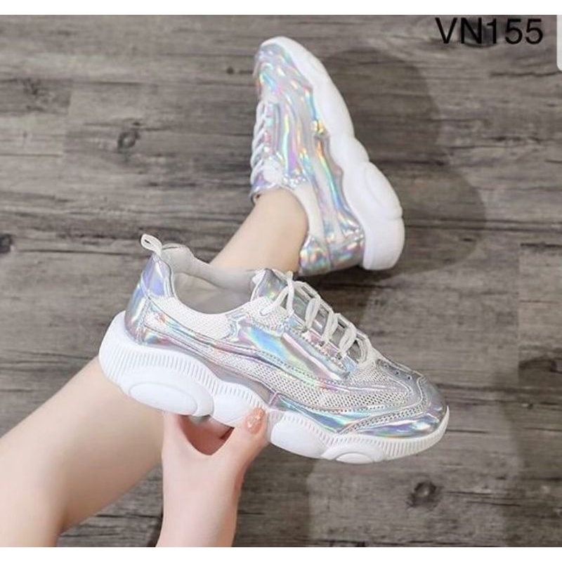 ZPT-Sepatu sneakers wedges wanita fashion terbaru OF-89