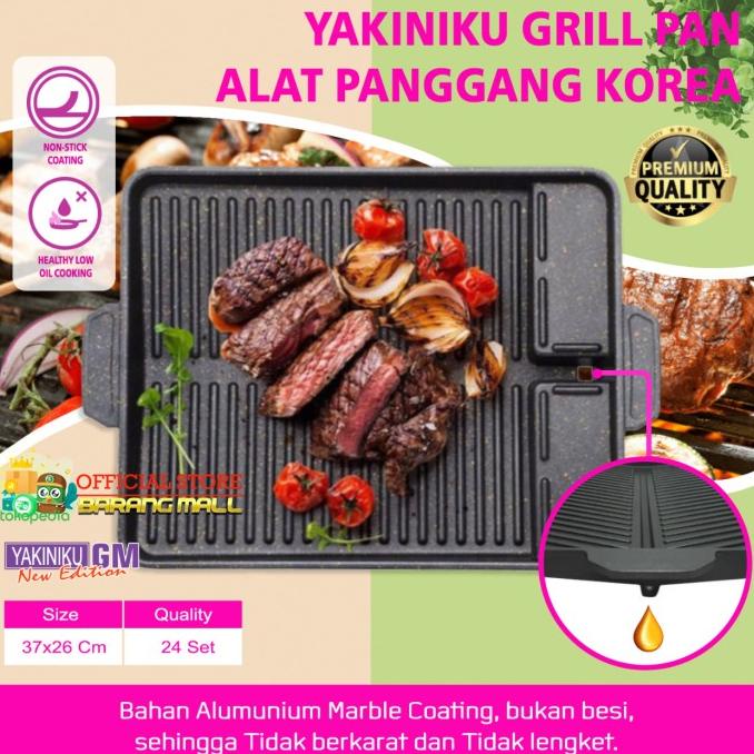 alat Plate Panggangan Sate Ayam Steak Jagung Ikan Sosis Tanpa Arang