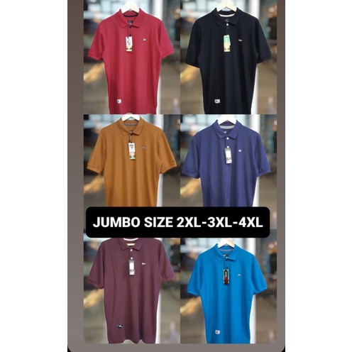 Kaos Polo Lacost / T-Shirt / pakain pria Jumbo XXL-4XL