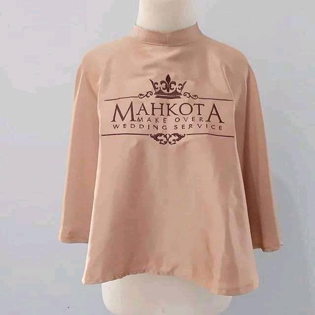 Apron/Kip Makeup Pendek/Fee Logo Salon &amp; Bando