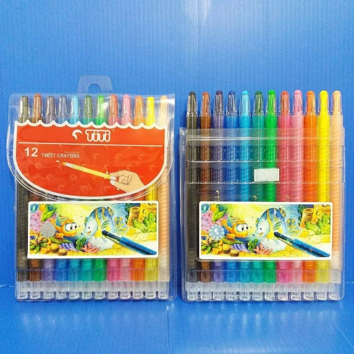 

Dijual Crayon Titi Putar 12 Warna Panjang Original Bagus