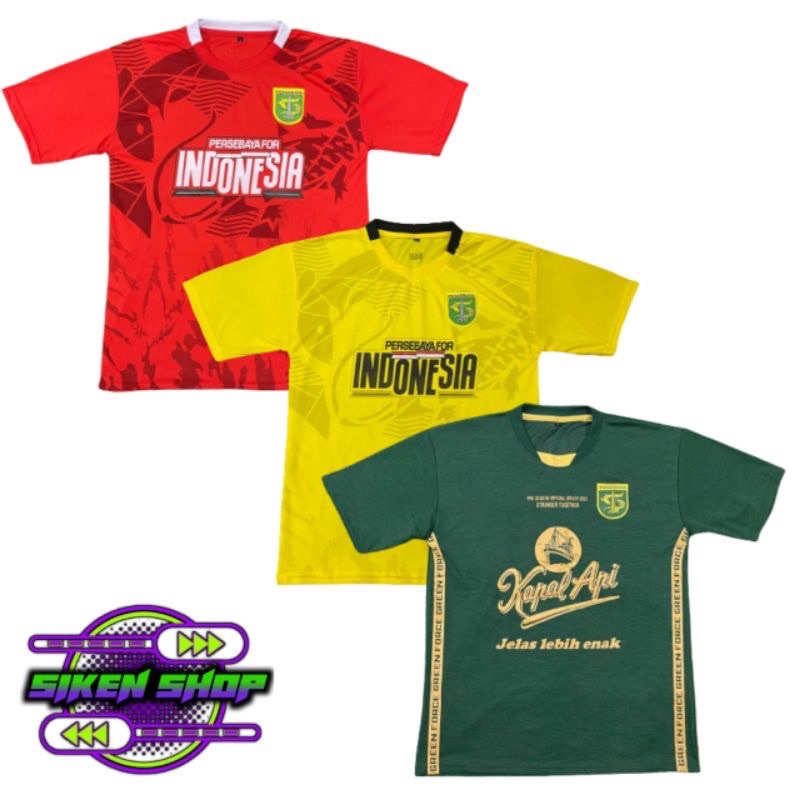 jersey anak tanggung persebaya / baju bola anak junior bonek