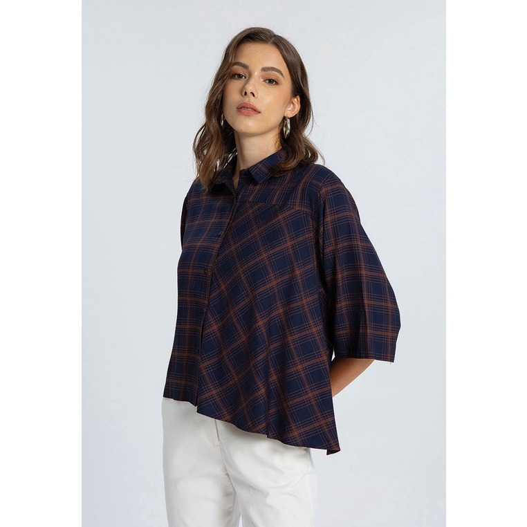 Minimal Jenna Top Navy