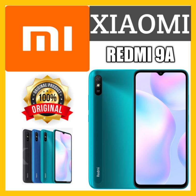 TERMURAH!! XIAOMI Redmi 9A Ram 2/32 &amp; 3/32 Baterai 5000 Garansi Resmi Tam☑️