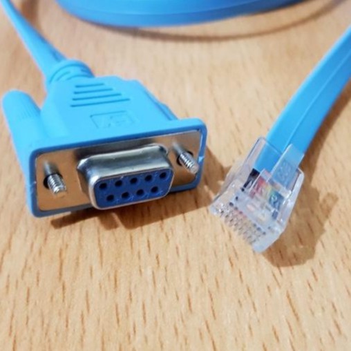 KABEL CONSOLE CISCO RJ45 TO SERIAL FEMALE / RJ 45 TO DB9 FEMALE