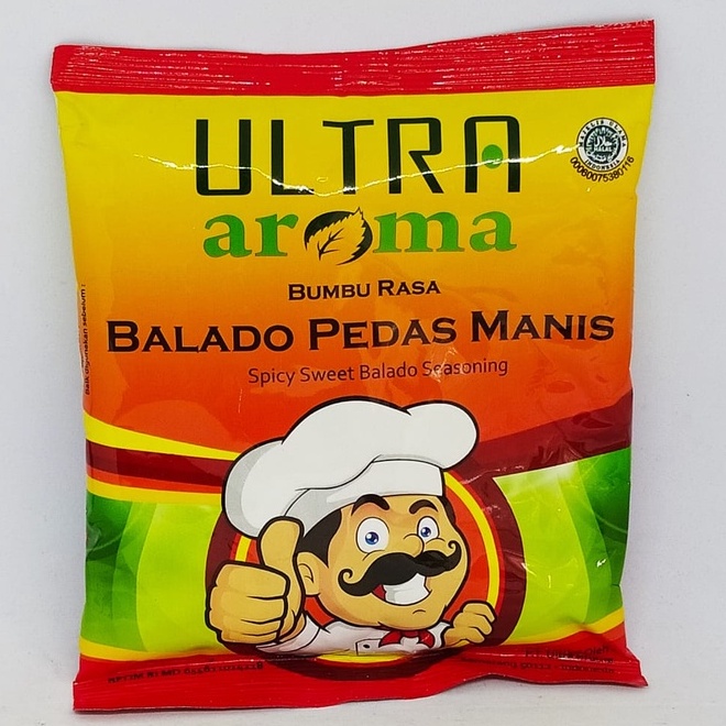 

Bumbu Tabur Ultra Balado Pedas Manis 100gr/ Bumbu Pedas Manis/ Bumbu Ultra Pedas Manis