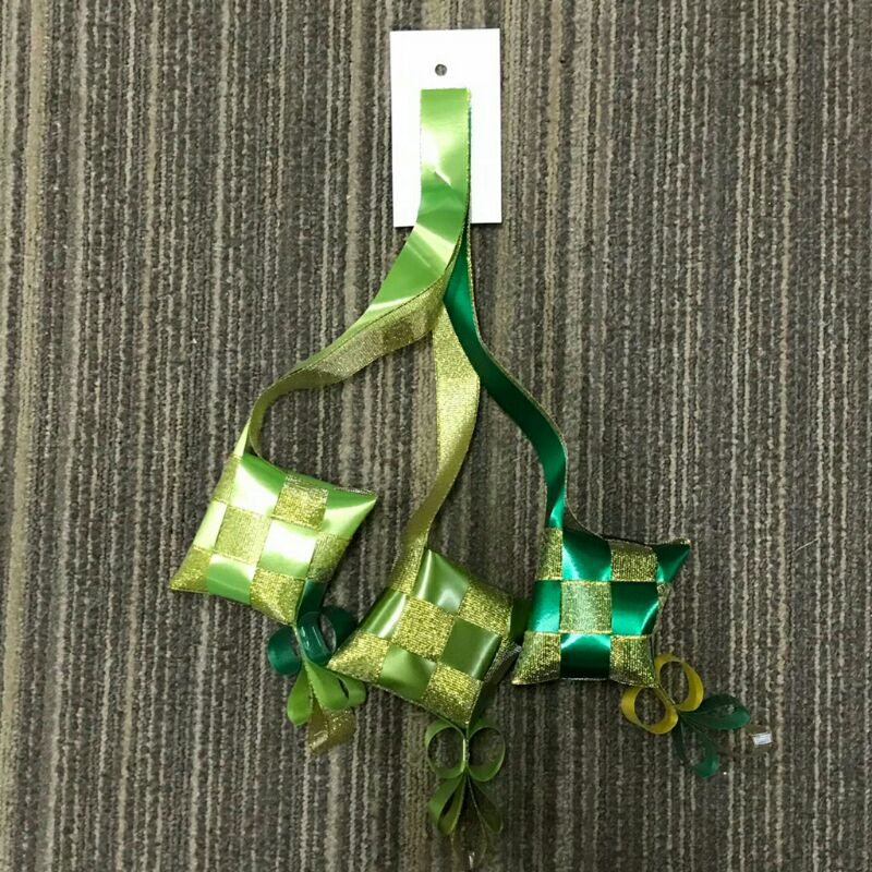 

Ketupat Pita Hias Lebaran / Dekorasi Lebaran / Ketupat Lebaran / Hiasan Idul Fitri / Pita Idul Fitri - PO5