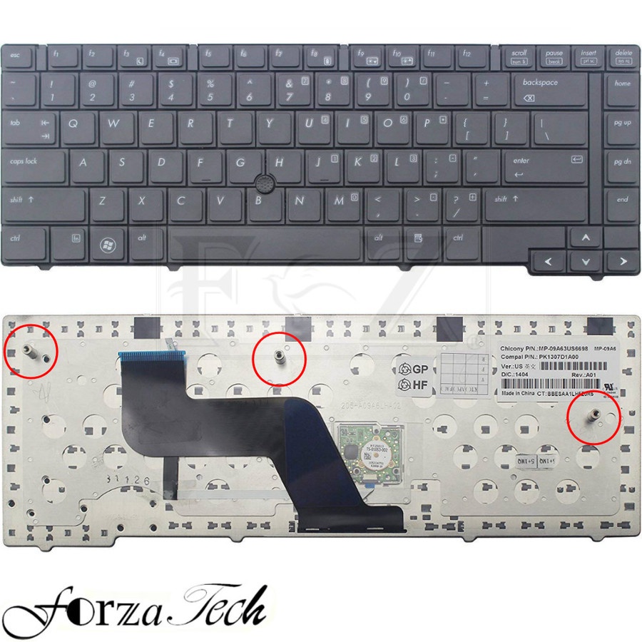 Keyboard Laptop HP Elitebook 8440P 8440W 8440 Series  Pointer