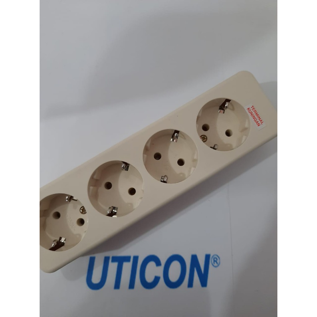 Stop Kontak Arde Uticon 4 Lubang St-148