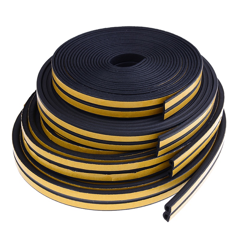 10m Karet Foam Seal Strip Roll Untuk Pintu