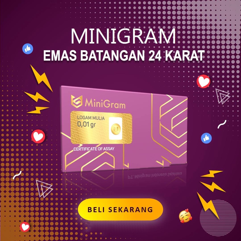 Emas Mini 0,01 Gram 24Karat Termurah Se Indonesia Minigram