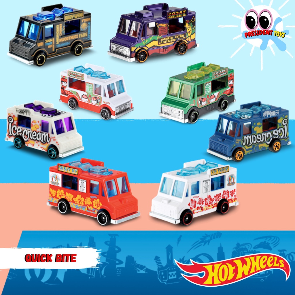 Hot Wheels Good Humor Ice Cream Quick Bite Food Truck Pack Bundle   6a25b773391f408d59e6971a13f9a7c3