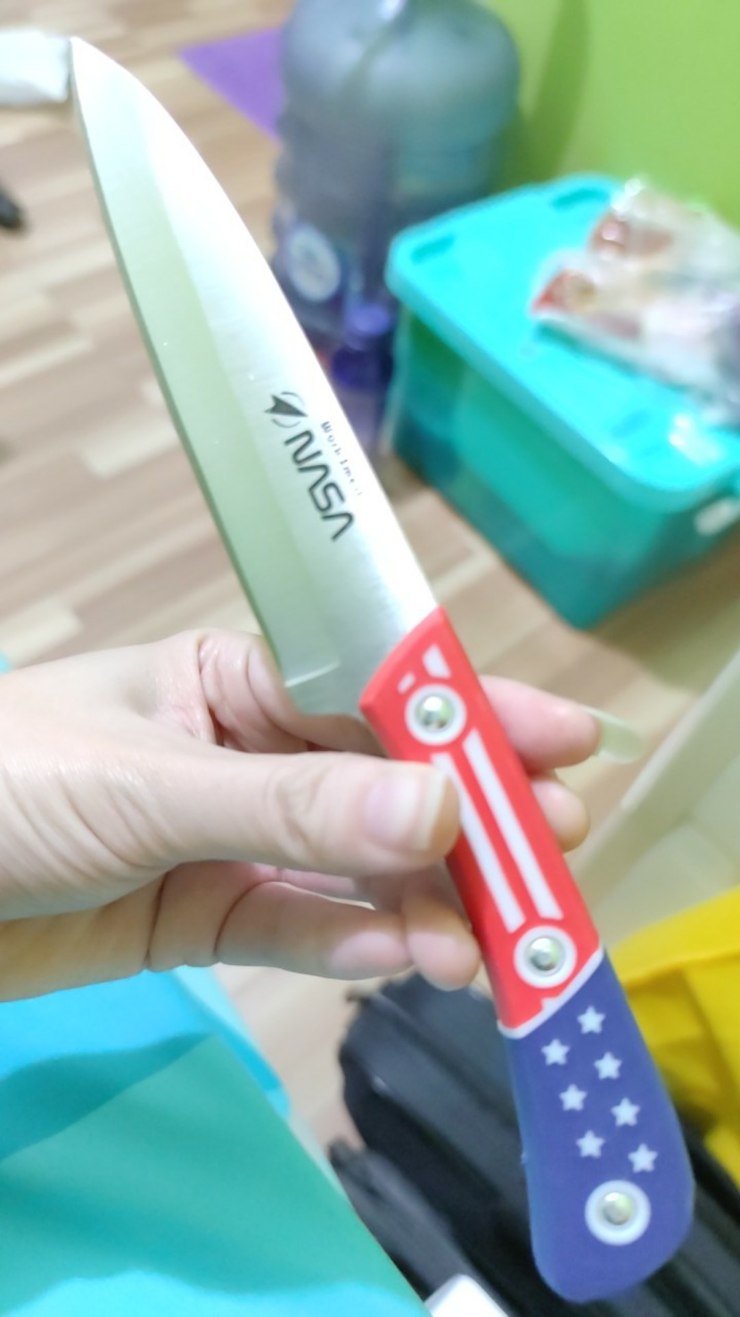 Pisau Dapur Kupas Buah Motif Usa Amrik - Fruit Knife