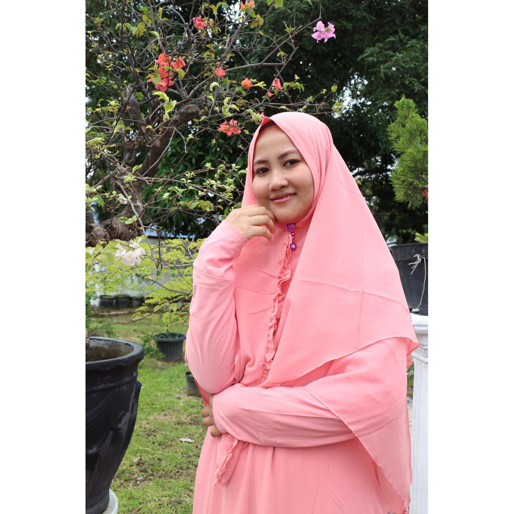 baju gamis dewasa syar i polos terbaru