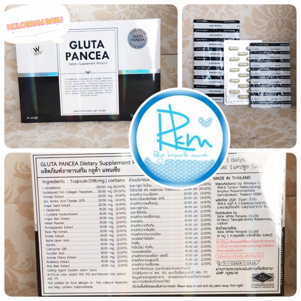 GLUTA PANCEA By WINK WHITE THAILAND DIJAMIN ORIGINAL
