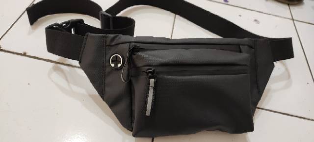 TAS SELEMPANG PRIA TAS PNGGANG WAISTBAG PRIA WANITASporty MONZA waterproof bukan yg abal abal