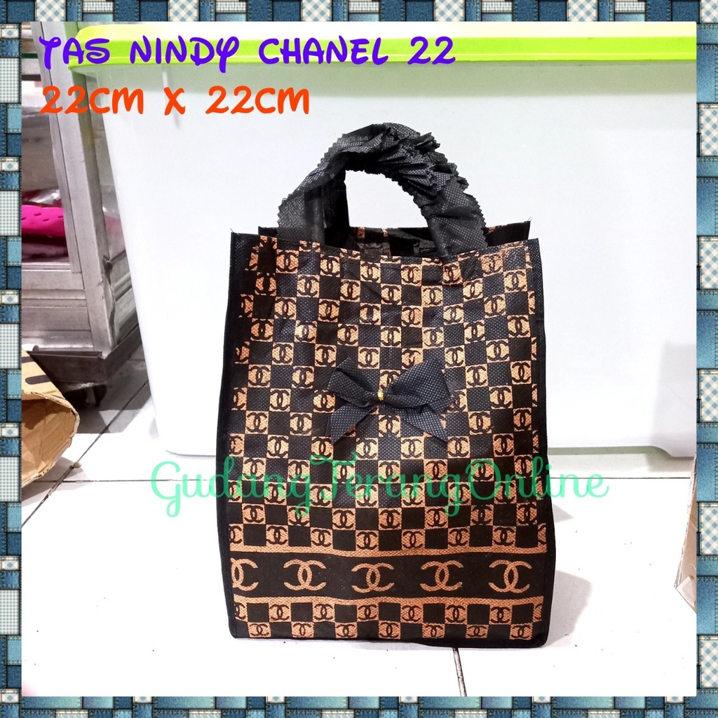 tas hajatan spunbond nindy chanel 22 lusinan