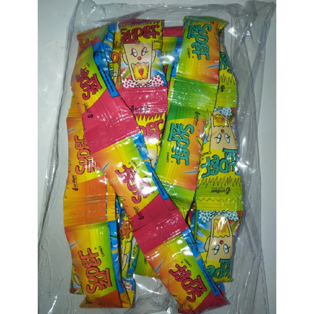 

Permen Super Zuper Asam 1 pack isi 30pcs Anti Ngantuk