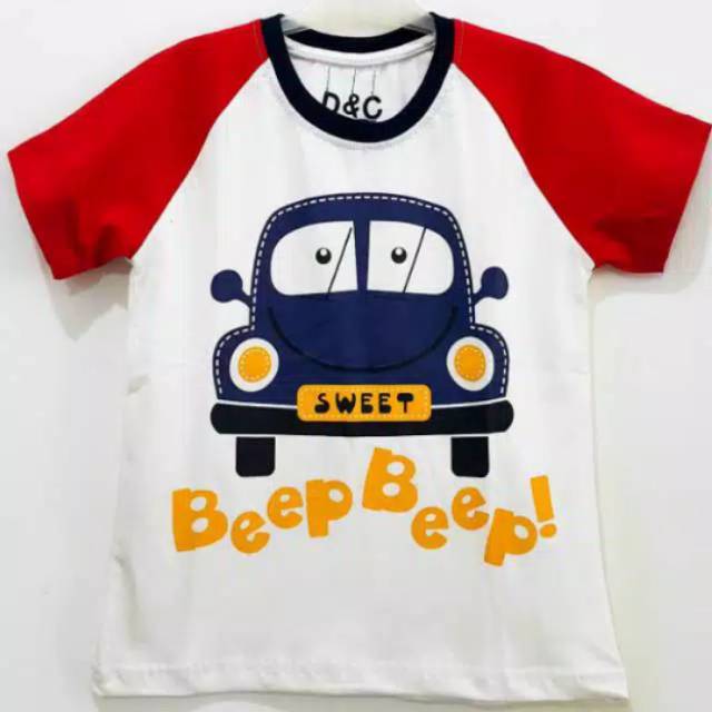 Kaos anak laki laki mobil beep size 1 2 3 4 5 8 tahun Kaos anak laki laki mobil beep size 1 2 3 4 5 8 tahun