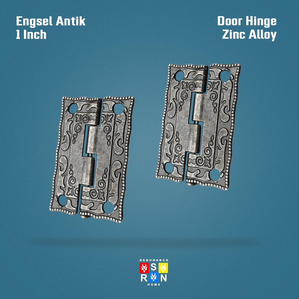 Engsel Mini Antik Kotak Kayu Vintage 26MM  (pcs) / Door Hinge Resonance Home