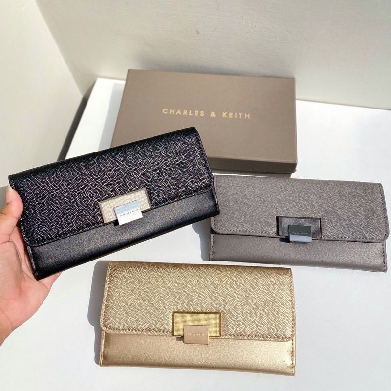 DOMPET WANITA CK METAL LONG WALLET