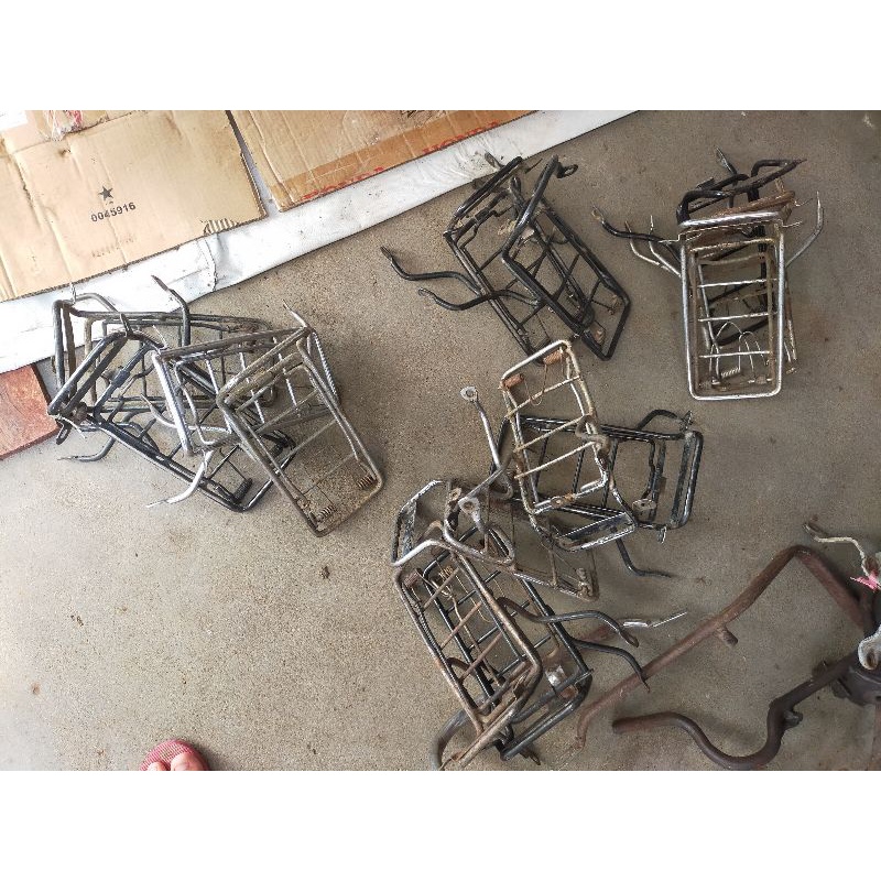 keranjang depan rak jepit suzuki rc80 rc rc100 bravo