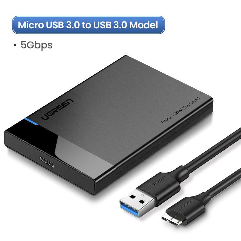 Ugreen 30848 Casing Enclosure Hard Disk External 2.5" SATA USB 3.0