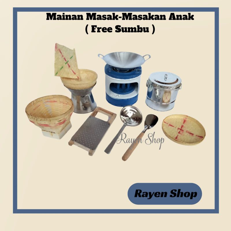 Paket Mainan Masak-Masakan Anak Tradisional